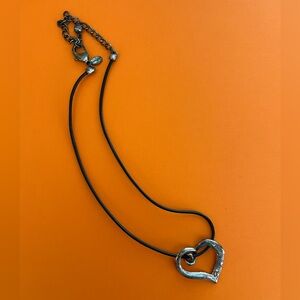 Silver Heart Pendant Necklace
